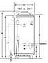 Commercial Flue Damper Millivolt-Powered Energy Saver Gas Water Heaters (DM-80T-180-3N)